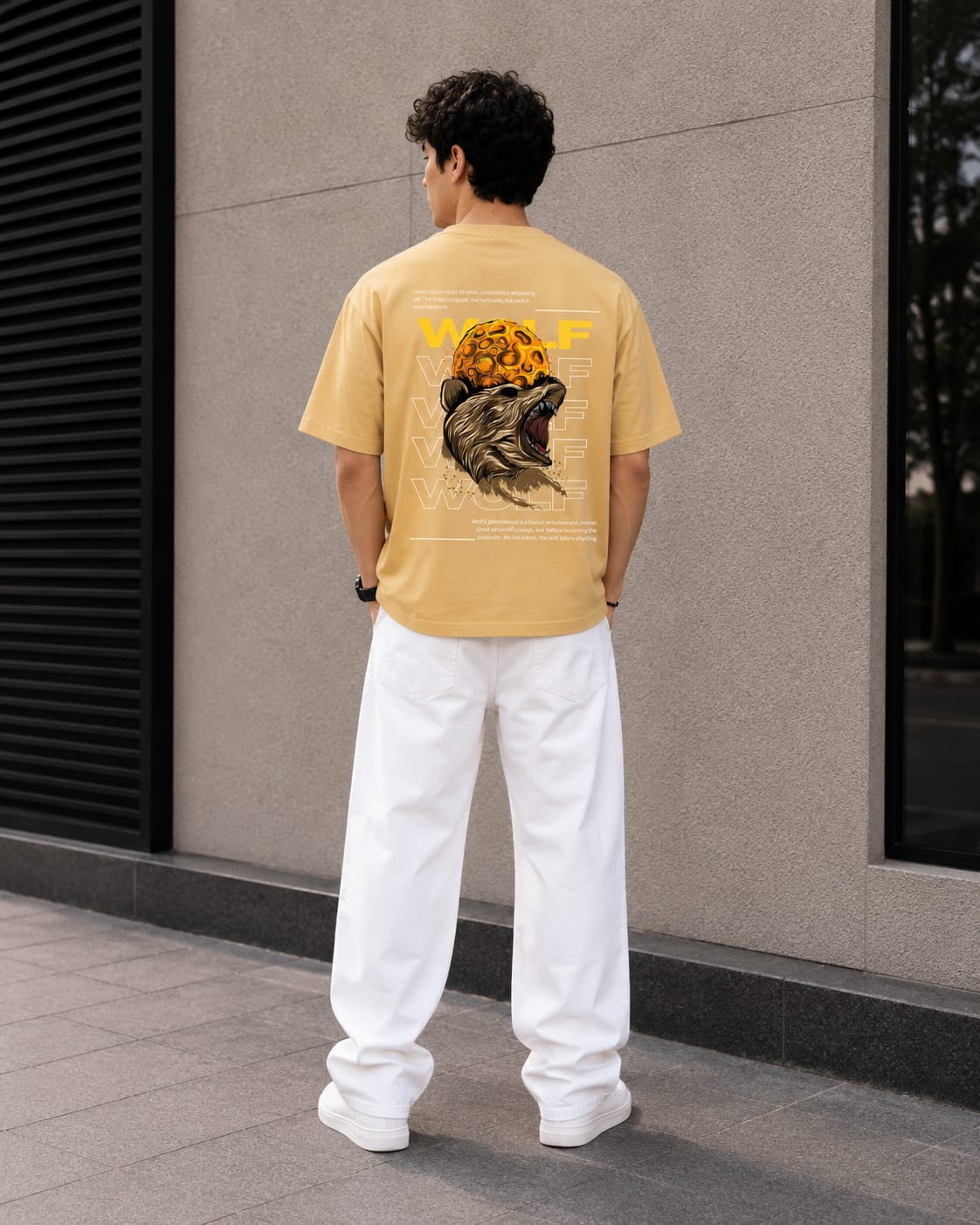 Wolf Oversized Premium T-Shirt