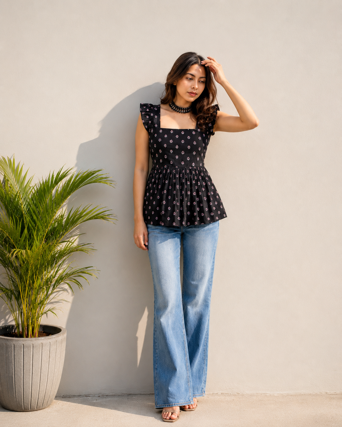New Arrival – Premium Black Peplum Top