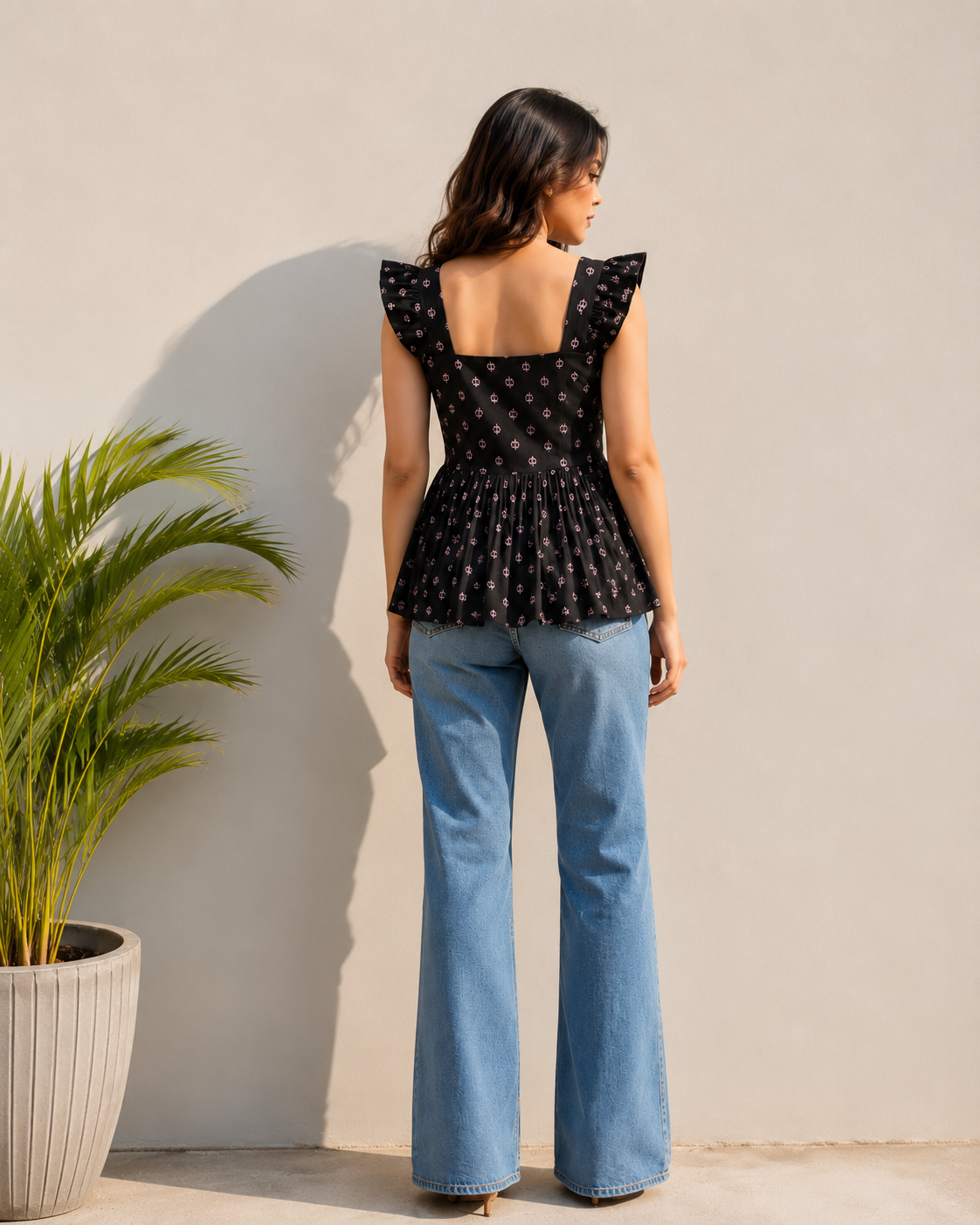 New Arrival – Premium Black Peplum Top