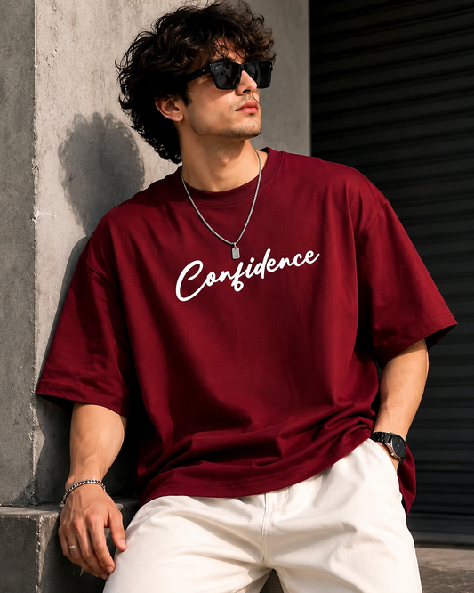 🔥 New Arrival – Confidence Oversized T-Shirt