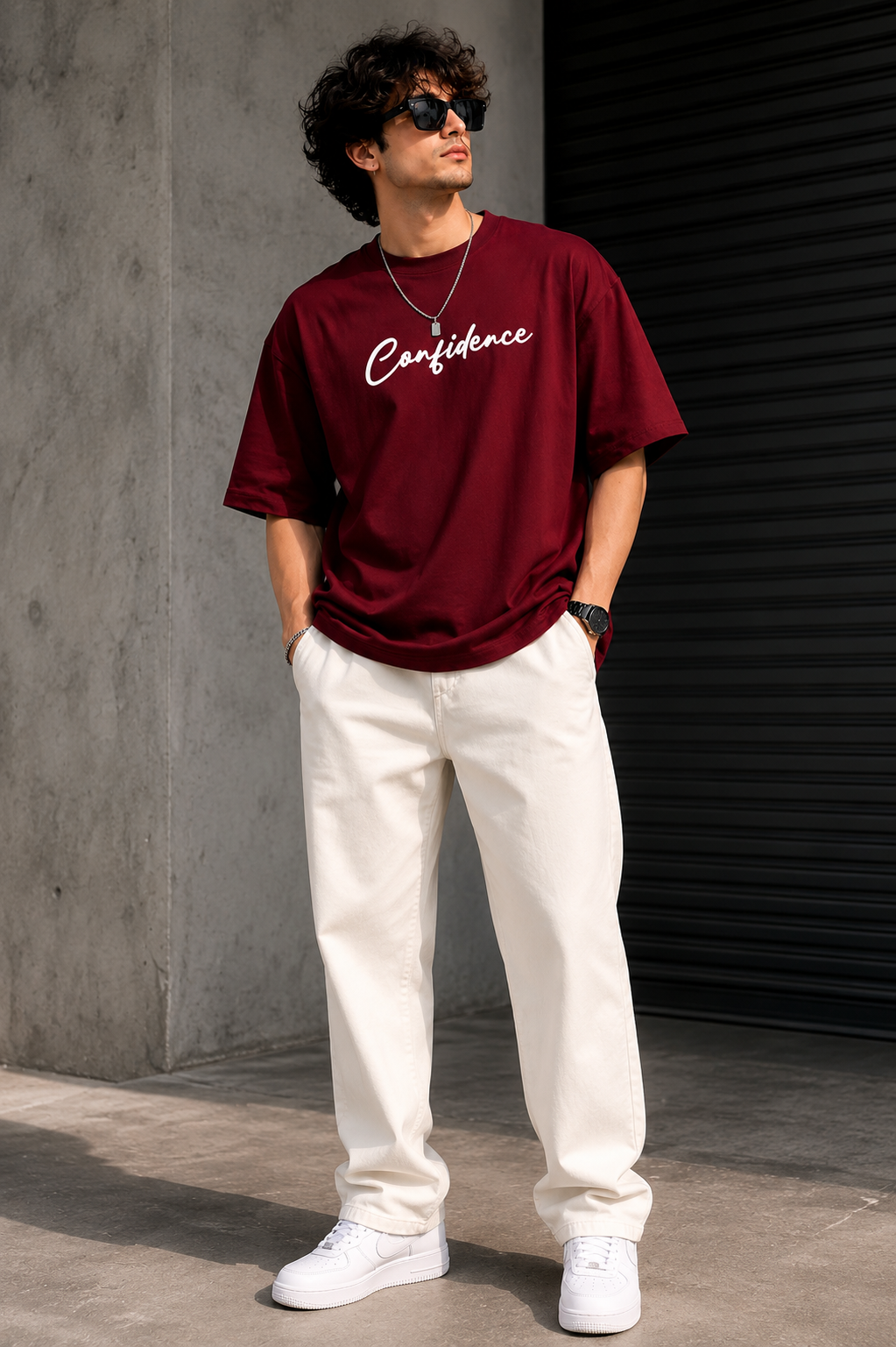 🔥 New Arrival – Confidence Oversized T-Shirt