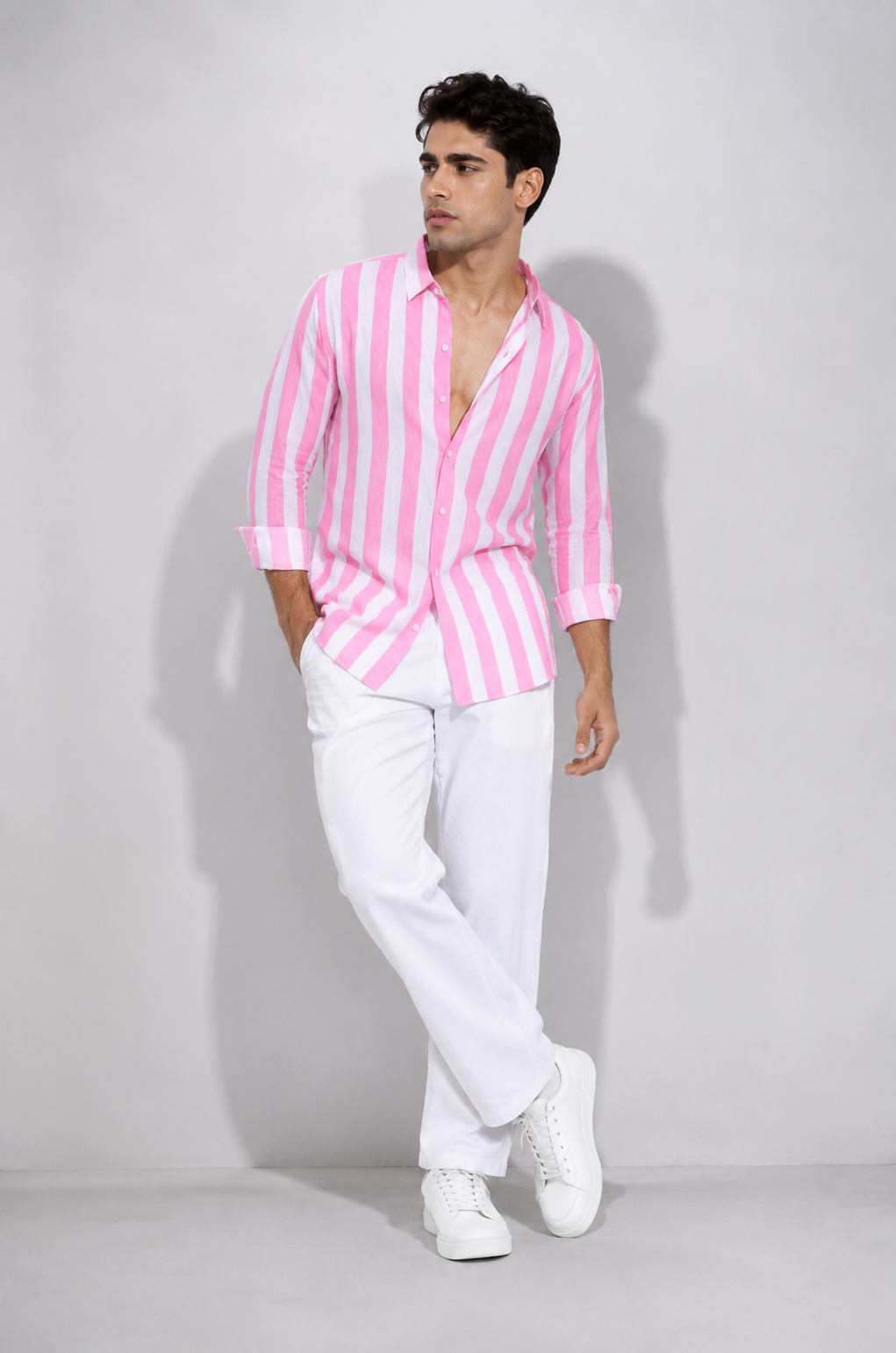 Pink Stripe Premium Shirt