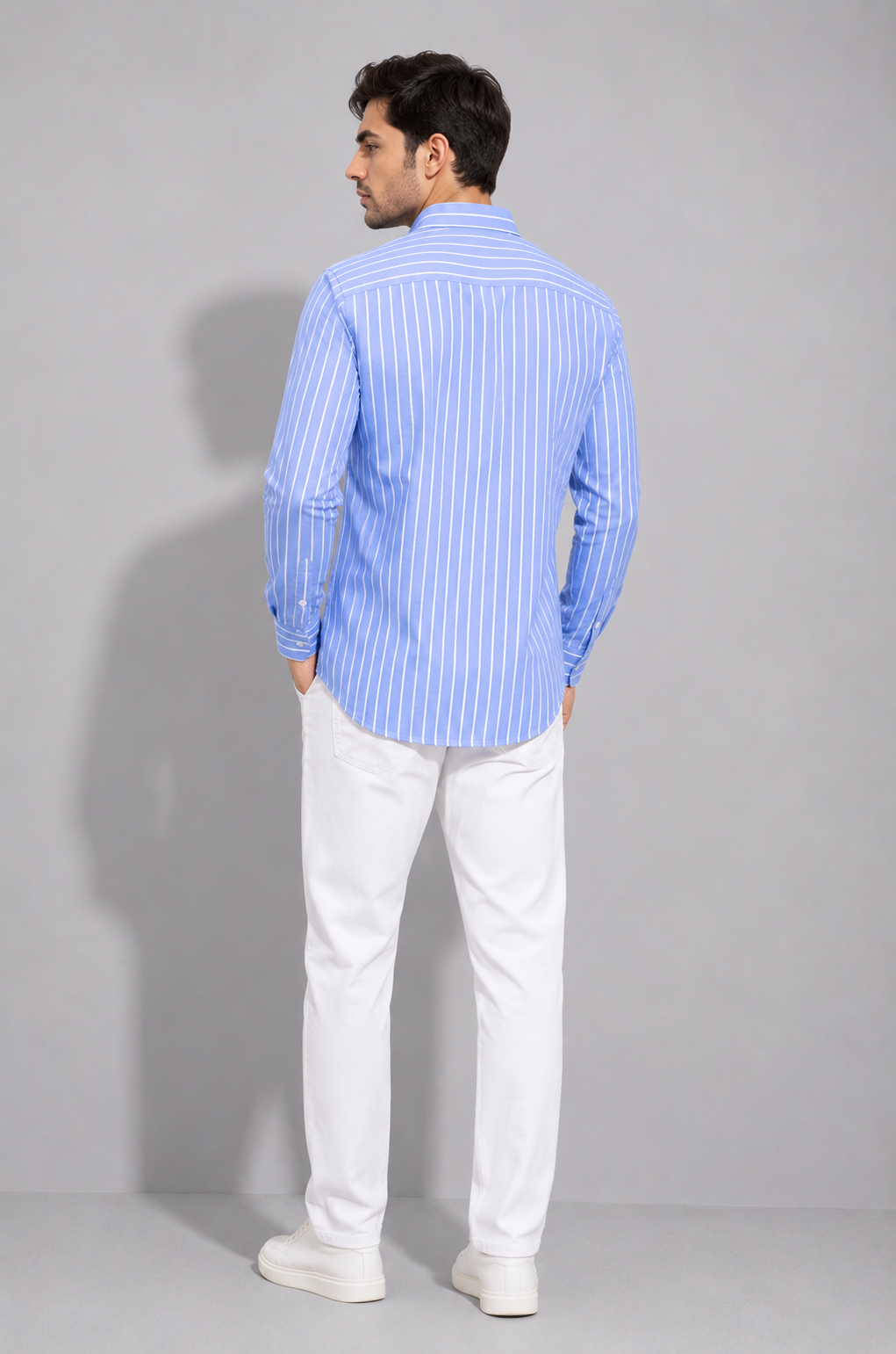Sky Blue Stripe Shirt