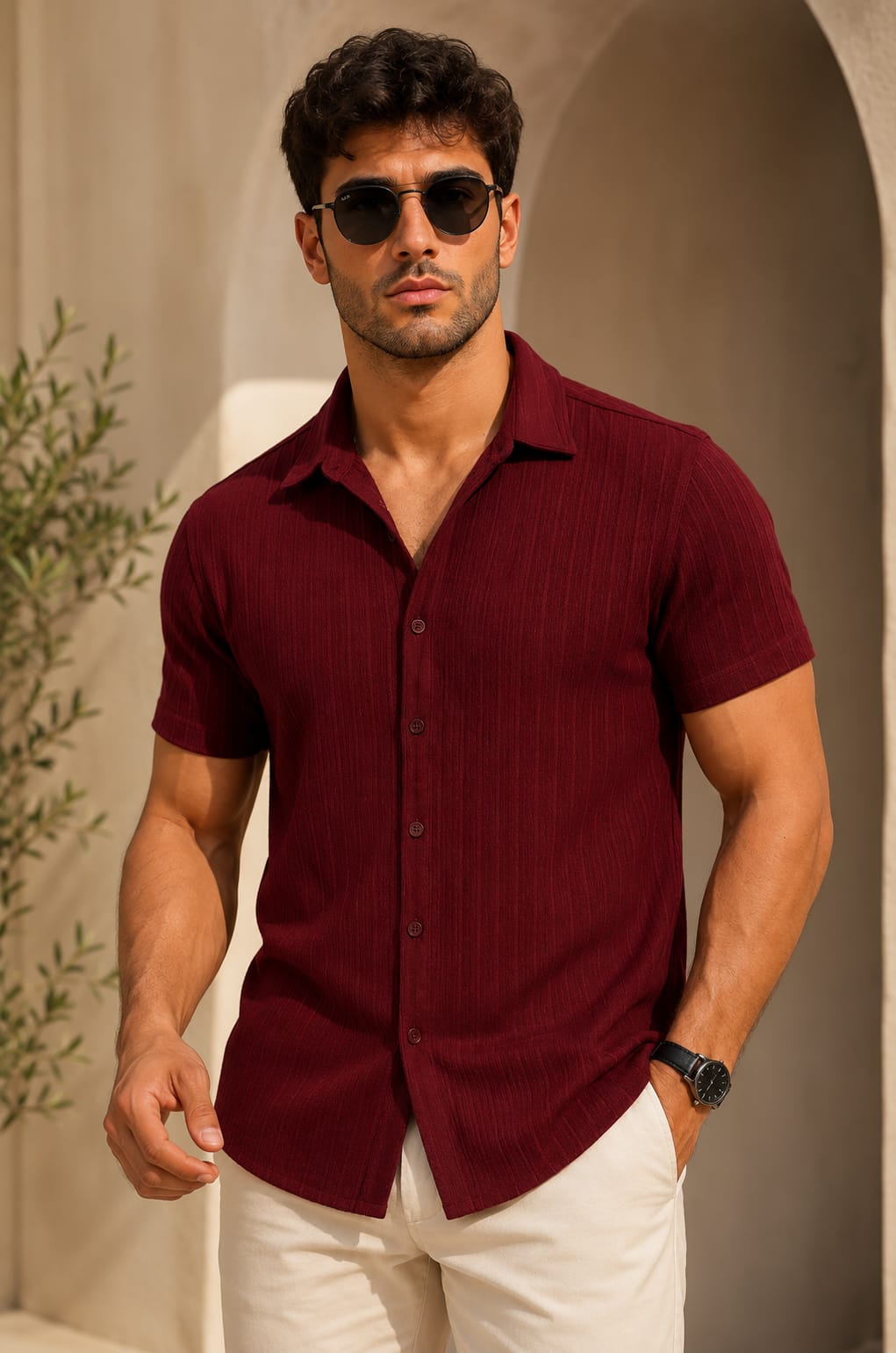 PREMIUM MEN’S TEXTURED SHIRT