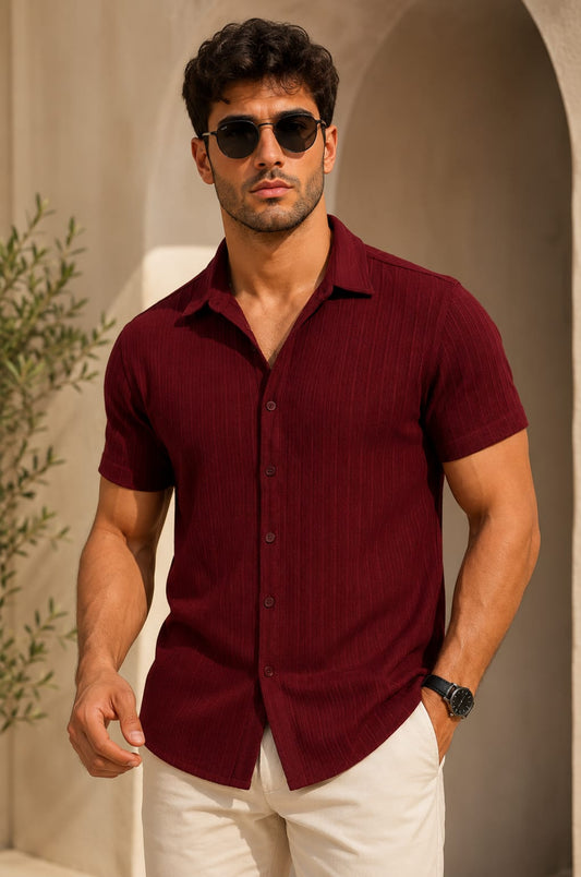 PREMIUM MEN’S TEXTURED SHIRT