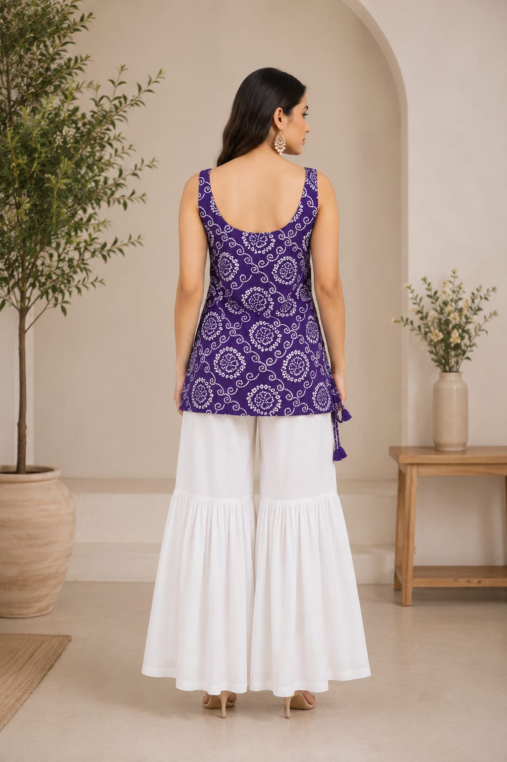 Trending Sleeveless Ethnic Top