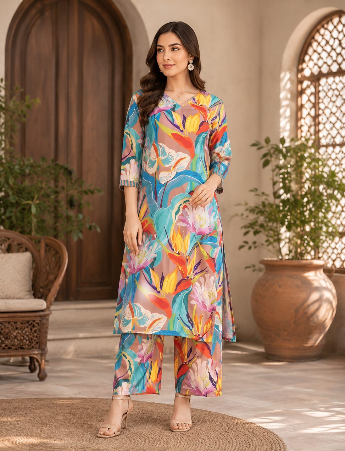 Tropical Bloom Co-Ord Set
