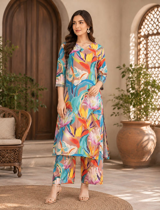 Tropical Bloom Co-Ord Set