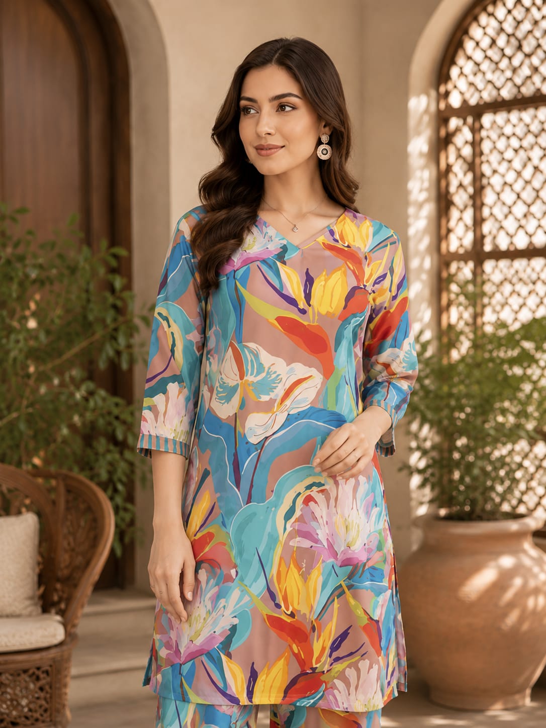 Tropical Bloom Co-Ord Set