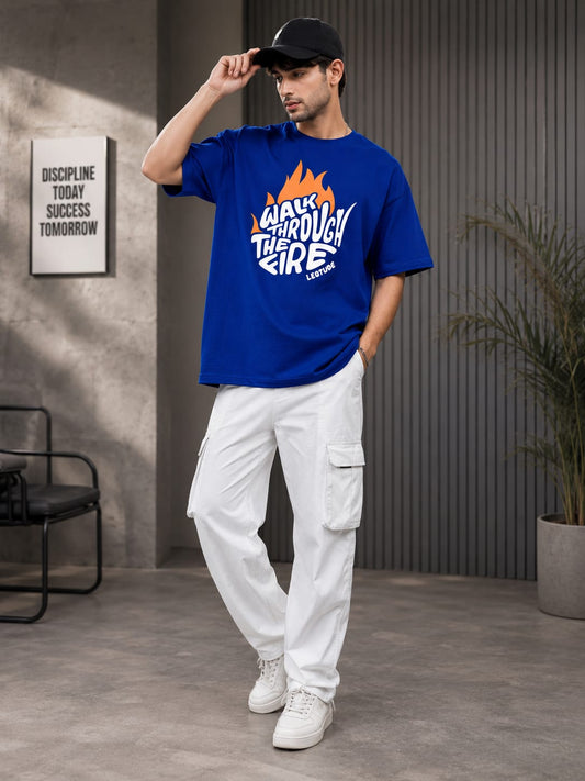 Walk Through The Fire – Oversized Graphic Tee