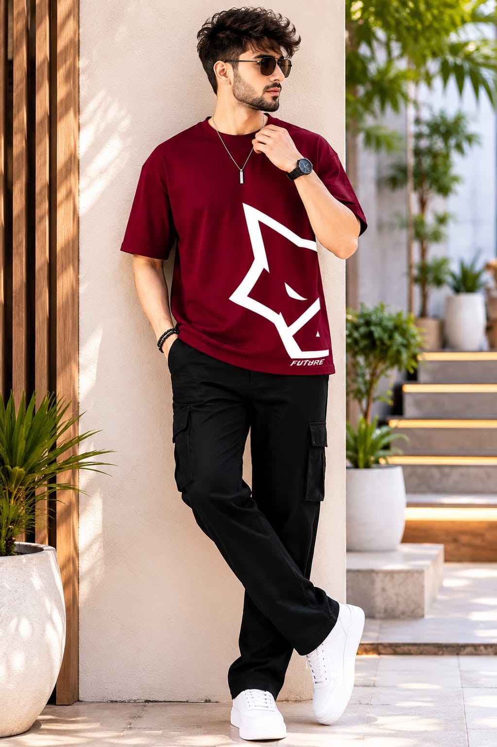 TRUST THE FUTURE OVERSIZED T-SHIRT