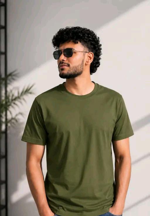 Premium Solid Colors  Cotton T-Shirt