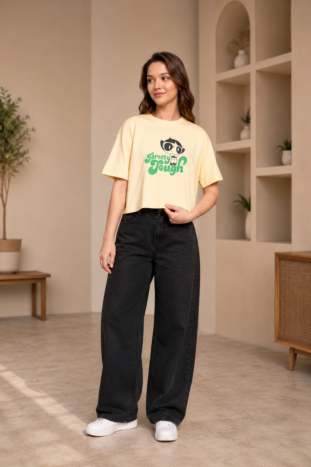 Pretty Tough Crop Top