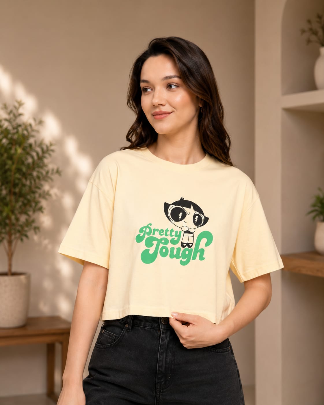 Pretty Tough Crop Top