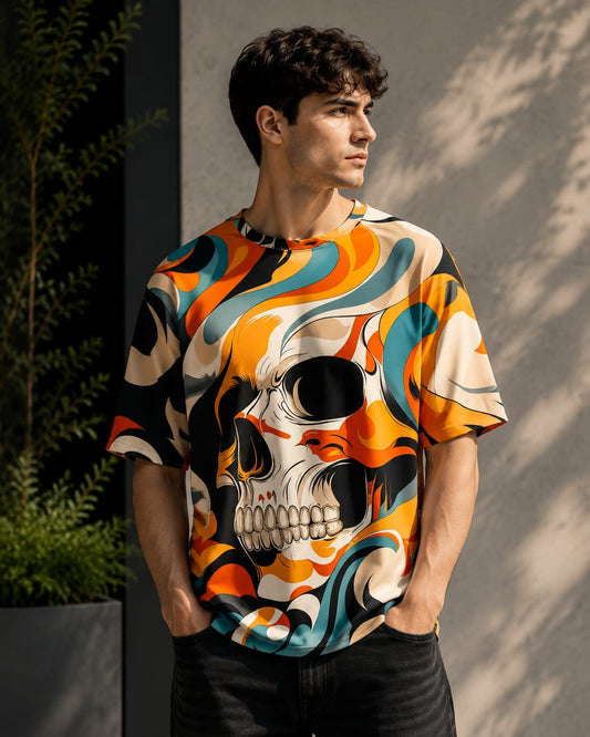 Street Skull Oversized T-Shirt