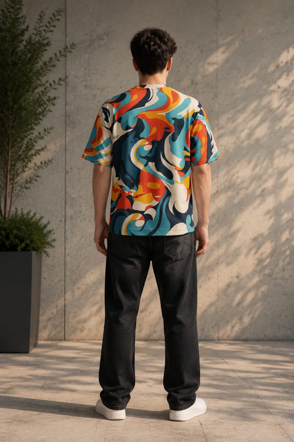 Street Skull Oversized T-Shirt