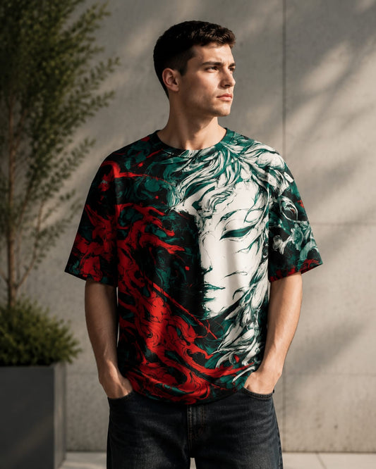 Phantom Face Oversized T-Shirt