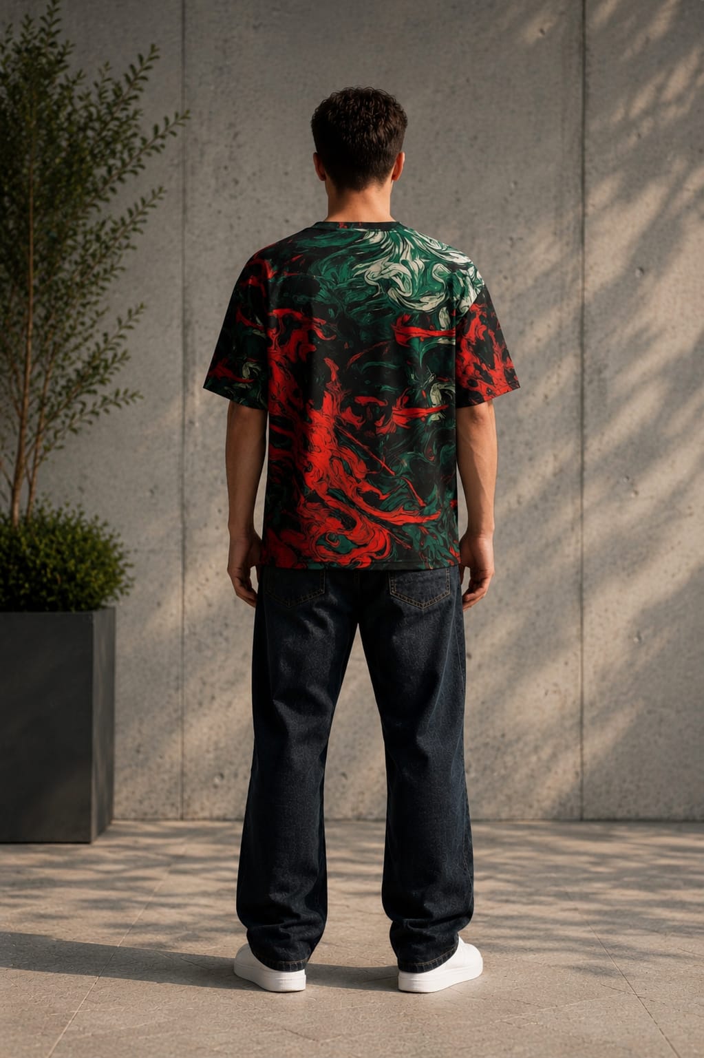 Phantom Face Oversized T-Shirt