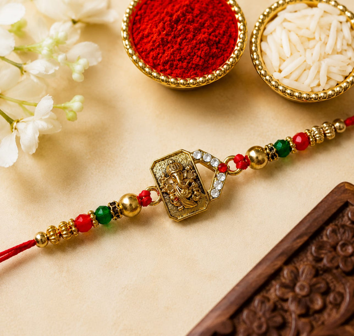 Premium Lord Ganesha Designer Rakhi