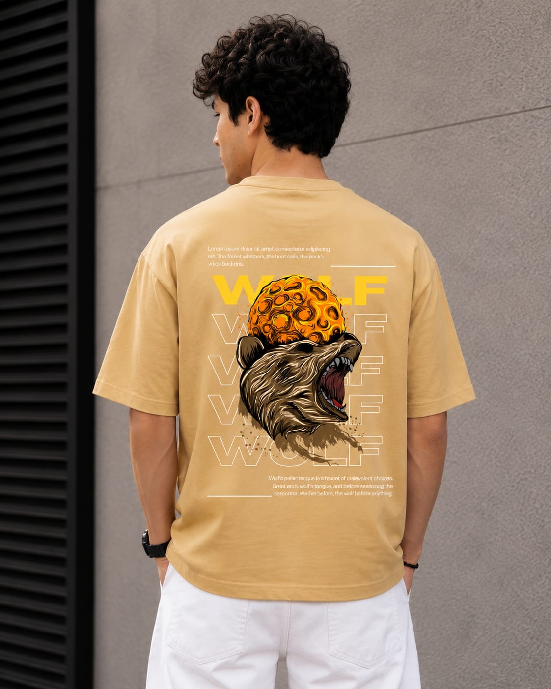 Wolf Oversized Premium T-Shirt