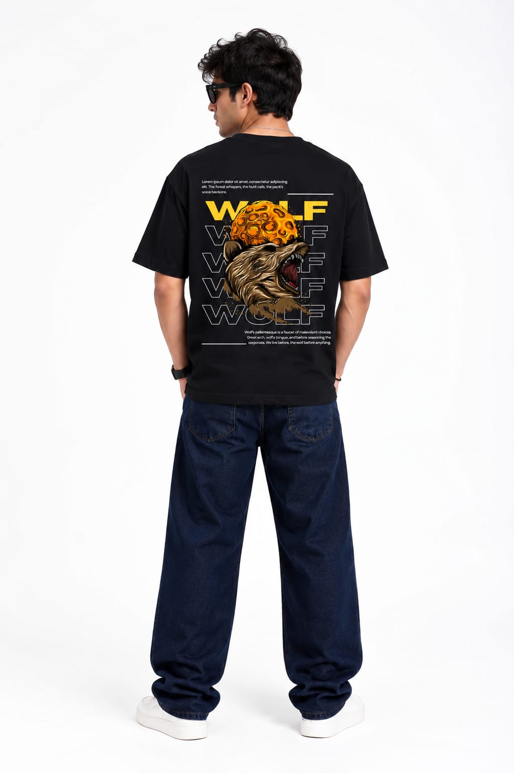 Wolf Oversized Premium T-Shirt