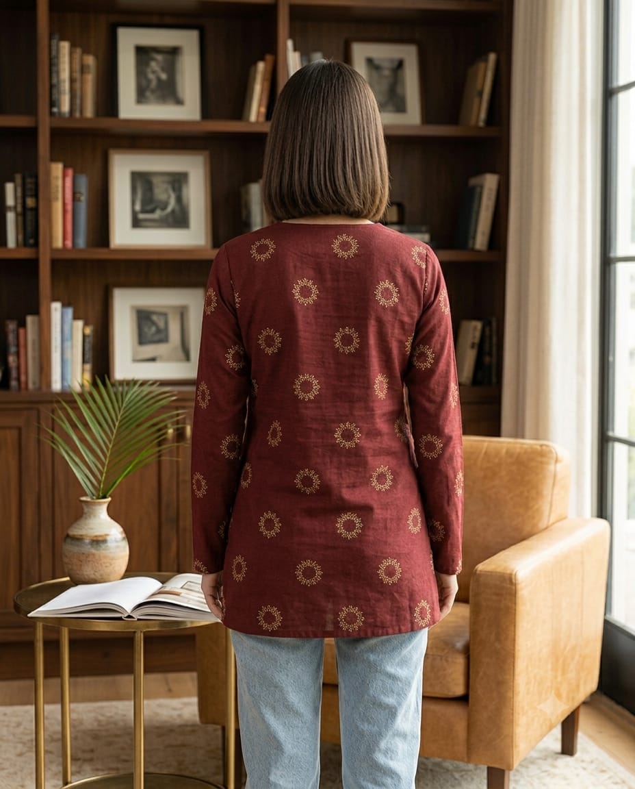 Premium Cotton Printed Kurti