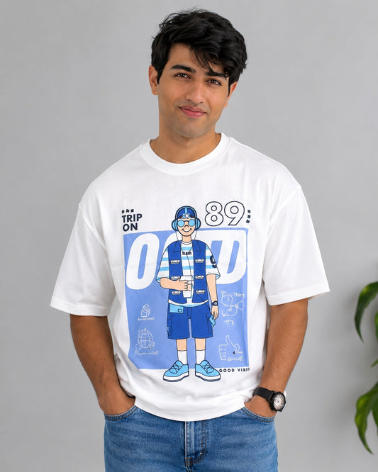 Trip On 89 Oversized Unisex Tees