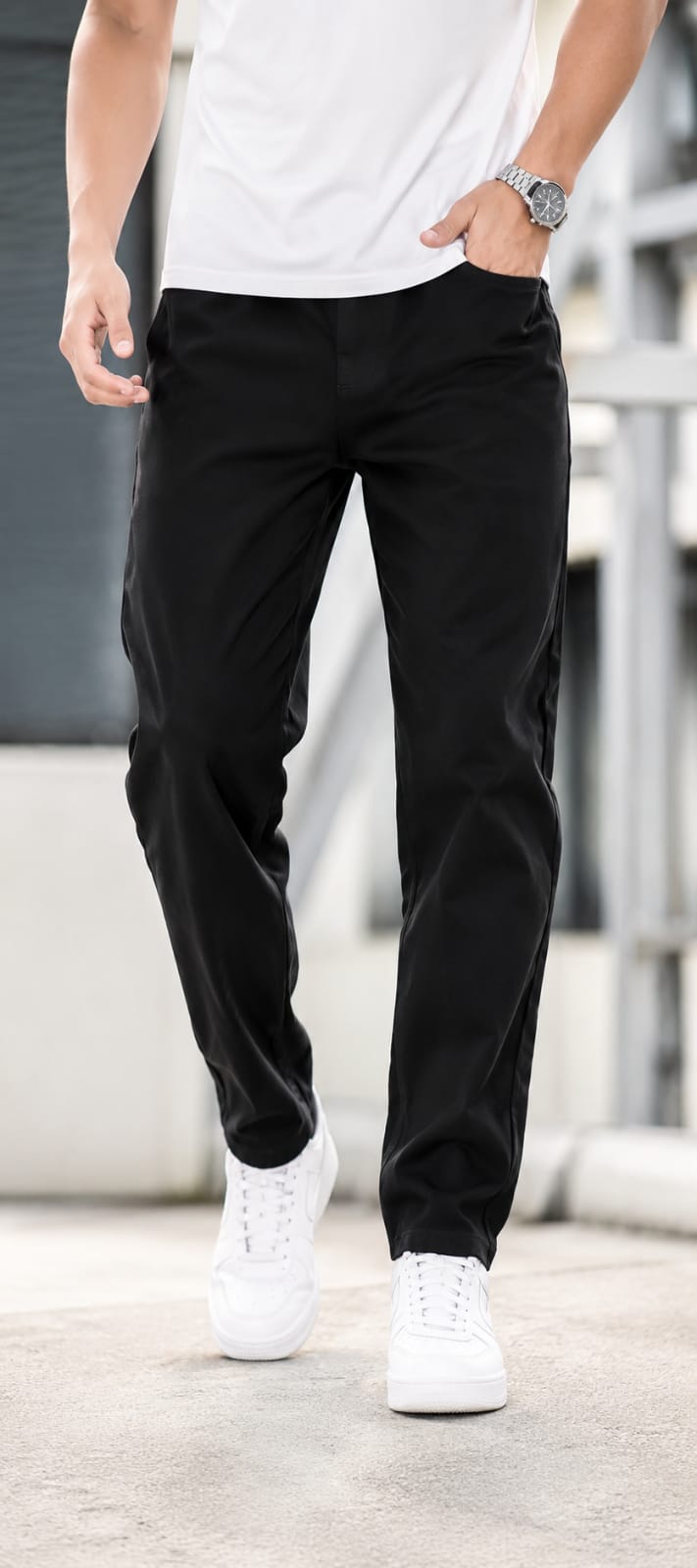 Men’s Premium Black Straight Fit Jeans