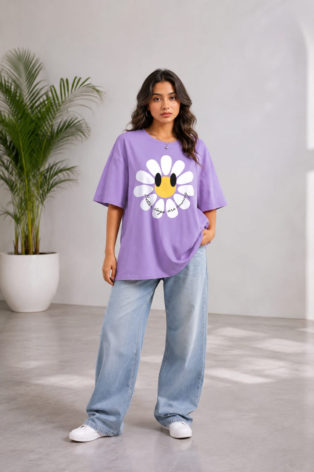 Better Days Are Coming Oversized Cotton Tees