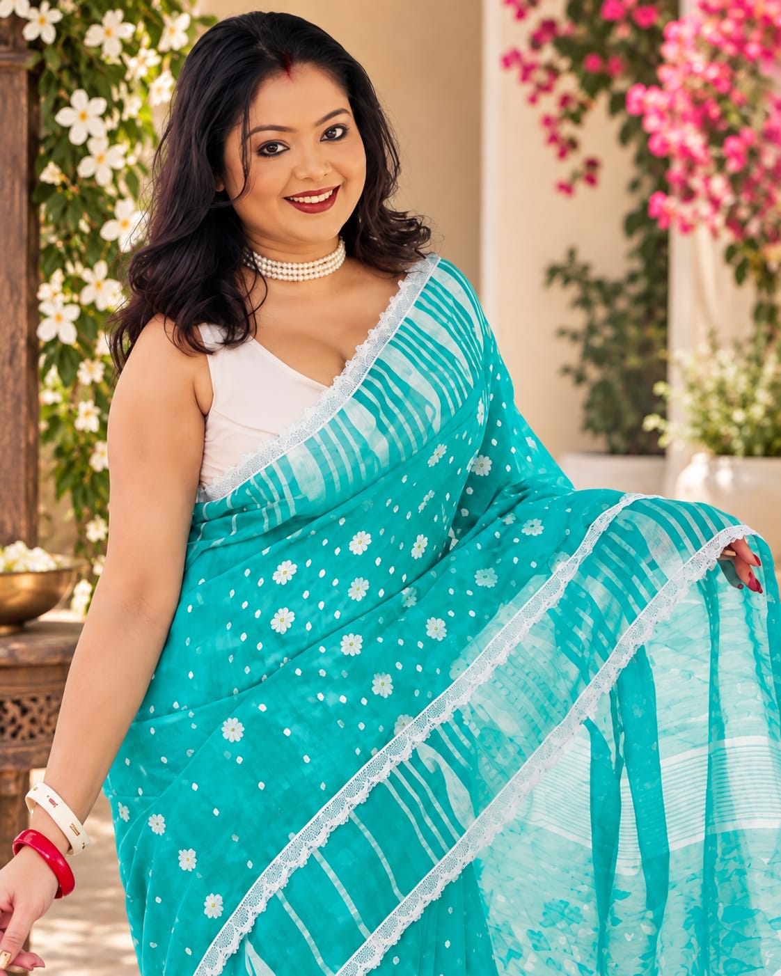 Cotton Jamdani Saree — Fresh, Elegant & Effortlessly Beautiful