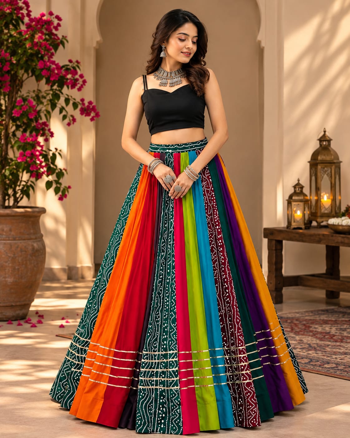 Navratri Special Ghagra Choli & Top