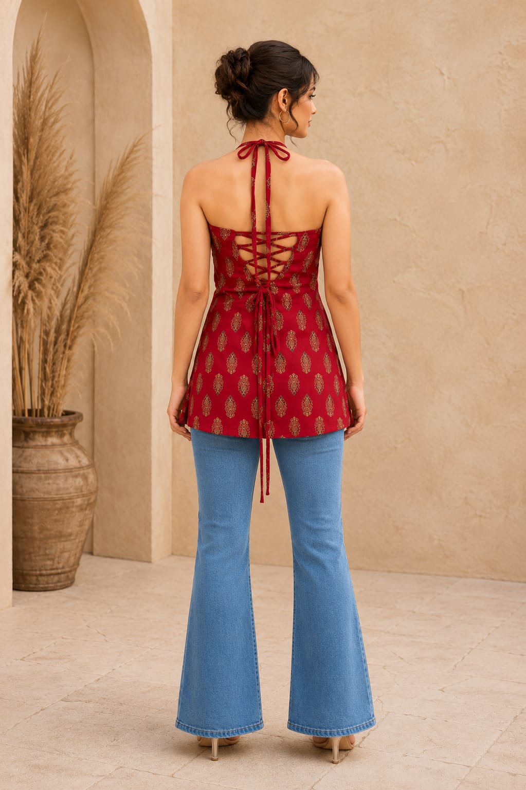 Laceback Halter Luxe