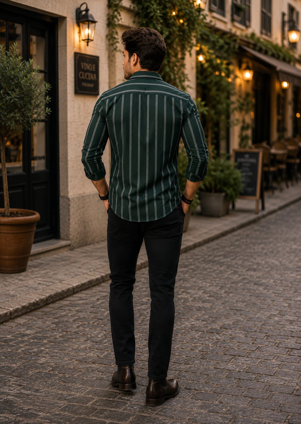 Premium Striped Slim Fit Shirt