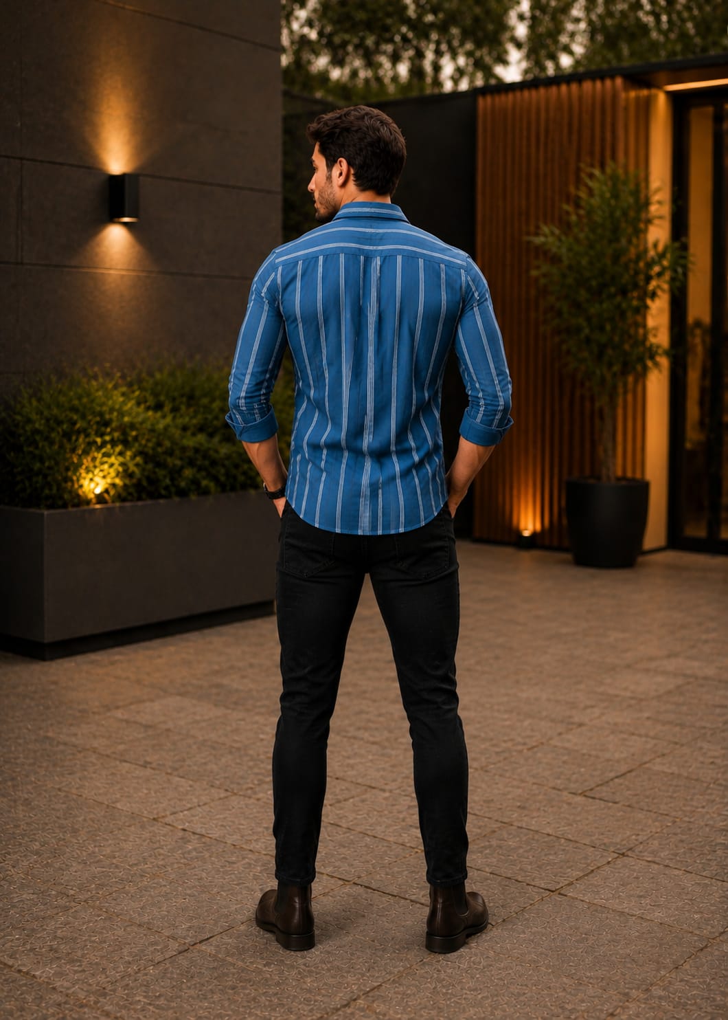 Premium Striped Slim Fit Shirt